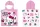 Hello Kitty Fashion strand törölköző poncsó 50x100 cm (Fast Dry)