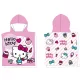 Hello Kitty Fashion strand törölköző poncsó 50x100 cm (Fast Dry)