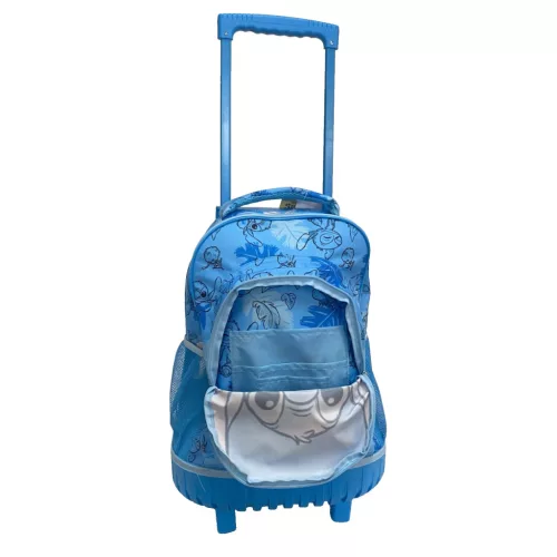 Disney Lilo és Stitch, A csillagkutya Smile prémium gurulós iskolatáska, táska 44 cm