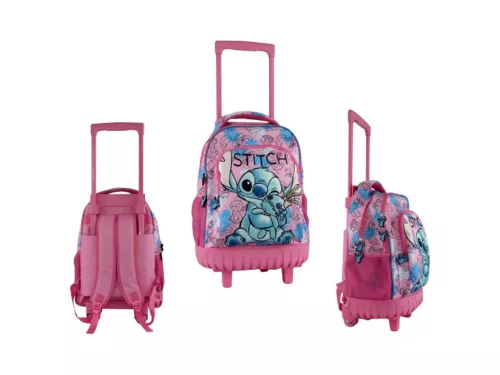 Disney Lilo és Stitch, A csillagkutya Doll prémium gurulós iskolatáska, táska 44 cm