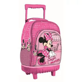   Disney Minnie Paris prémium gurulós iskolatáska, táska 44 cm