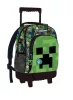 Minecraft Face prémium gurulós iskolatáska, táska 44 cm