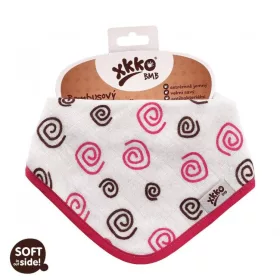   Xkko nyálkendõ patentos bambusz magenta spirálok BMBBND009