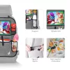 Zopa autós rendezõ üléstámlára tablet zsebbel szürke ZOP029112
