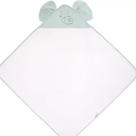 Kikkaboo fürdõlepedõ kapucnis 90x90cm elefántos menta