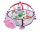 Kikkaboo játszószõnyeg 30 labdával vízilovas rózsaszín
