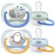Philips AVENT játszócumi ultra air 0-6hó fiús állatos 2db