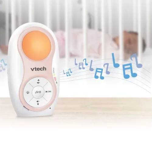 Vtech bébiõr audio dupla akkumulátorral, éjjeli fénnyel, altatódallal DM1215