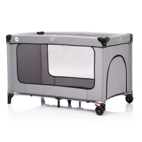   Fillikid utazóágy - Standard - kerekes melange szürke 4044-97