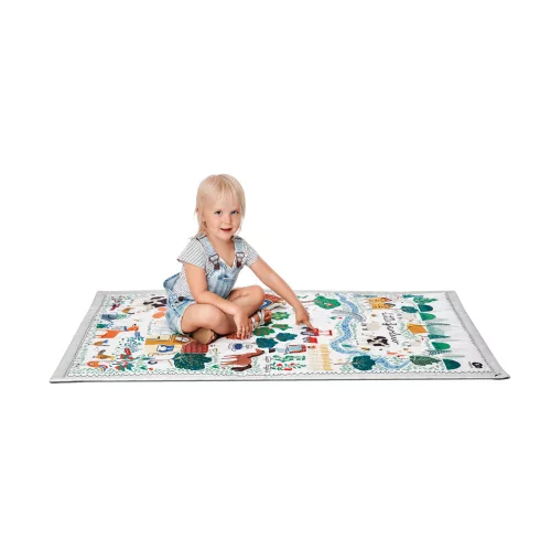 Kinderkraft játszószõnyeg  - Little Gardener játékhíddal sátorral