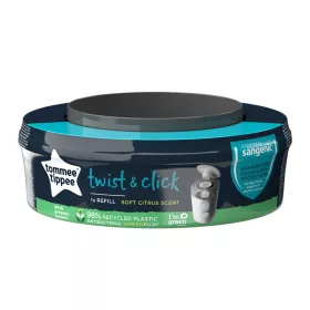   Tommee Tippee pelenkacsomagoló utántöltõ - Twist and Click és Sangenic TEC citrus 1 db