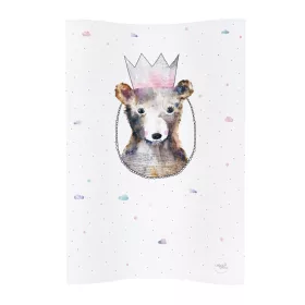   Ceba pelenkázó lap puha 2 oldalú 50x70cm COSY Watercolor maci princess