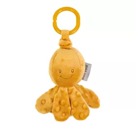   Nattou felhúzós rezgõ játék plüss Lapidou - Octopus okker
