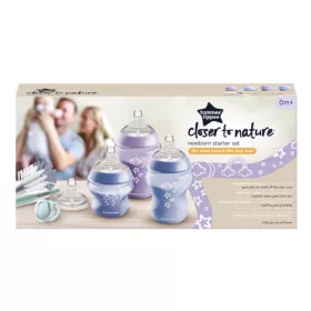   Tommee Tippee újszülött cumisüveg szett - CTN 9 db-os lila