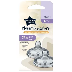 Tommee Tippee cumisüveg cumi CTN 2 db lassú folyású