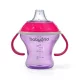 BabyOno itatópohár - csöpögésmentes puha csõrrel 3hó 180ml pink  1456/02