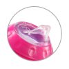 BabyOno itatópohár - csöpögésmentes puha csõrrel 3hó 180ml pink  1456/02