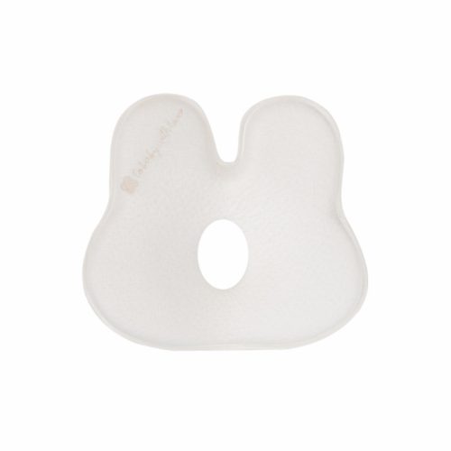 Kikkaboo párna - laposfejûség elleni memóriahabos ergonomikus Airknit  nyuszi fehér