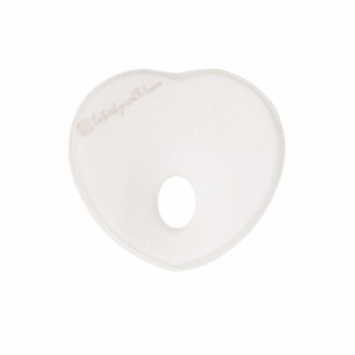 Kikkaboo párna - laposfejûség elleni memóriahabos ergonomikus Airknit  szív fehér