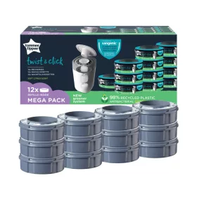   Tommee Tippee pelenkacsomagoló utántöltõ - Twist and Click és Sangenic TEC citrus 12db