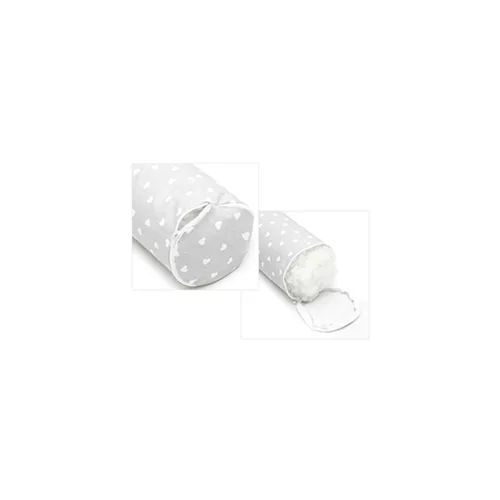Scamp rácsvédõ hengerpárna 180cm Little Heart White Grey BRVE011 180CM