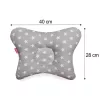 Scamp laposfejûség elleni párna Blue Grey Stars BLP008