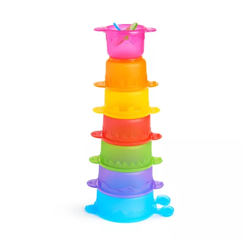 Munchkin fürdõjáték építhetõ Caterpillar Spillers 7db