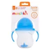 Munchkin itatópohár szívószálas súlyozott Tip and Sip 207ml 6hó kék