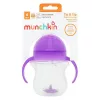 Munchkin itatópohár szívószálas súlyozott Tip and Sip 207ml 6hó lila