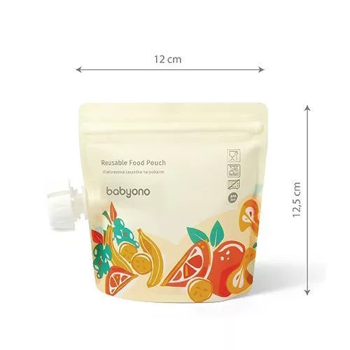 BabyOno tasak bébiételekhez - újratölthetõ 150ml 5db 1467