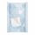 Kikkaboo pelenkázólap - merev 2 oldalú 50x80cm  Kisróka kék