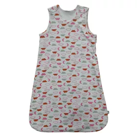   Soffi Baby ujjatlan hálózsák bélelt pamut felhõs rózsaszín 68-74