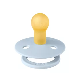   BIBS játszócumi - Colour natúr kaucsuk 0-6 hó pasztellkék 1 db tasakban