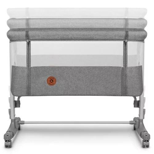 Lionelo babaöböl bölcsõ babaágy Aurora 3in1  szürke concrete