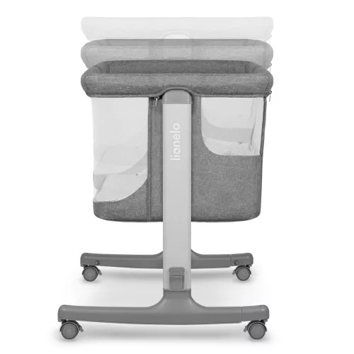 Lionelo babaöböl bölcsõ babaágy Aurora 3in1  szürke concrete