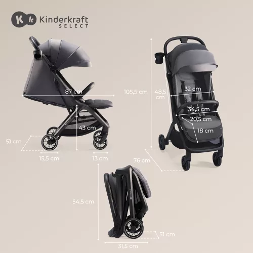 Kinderkraft sportbabakocsi Nubi 2 Mystic Green