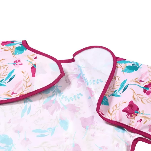BabyOno elõke - hosszú ujjas vízálló Floral 2-4év 1477/01