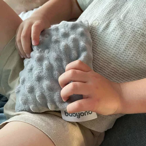 BabyOno cseresznyemagos párna - Cherry hideg-meleg terápiához szürke 796/02