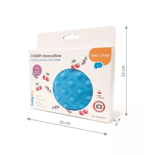 BabyOno cseresznyemagos párna - Cherry hideg-meleg terápiához kék 796/03