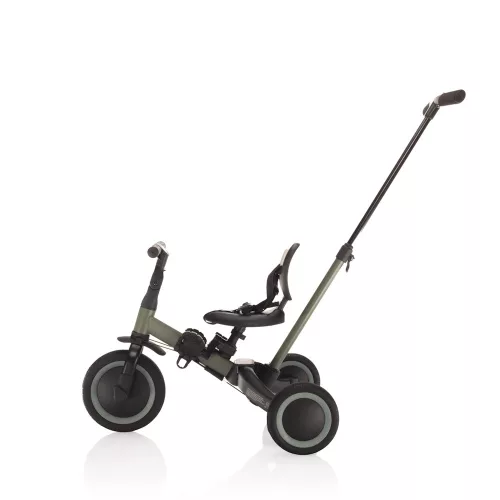 Zopa tricikli 3in1 tolókarral District Green