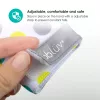 bblüv bébikesztyû szilikonos rágókával Glüv Lime