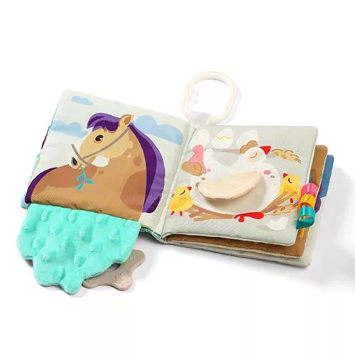 BabyOno játékkönyv FARM puha 1512