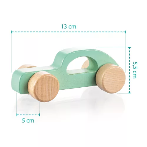 Zopa fa játék sportautó menta