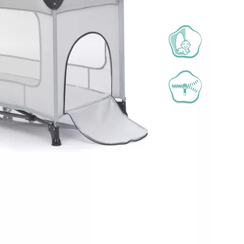 Fillikid utazóágy Nizza szürke 4059-07