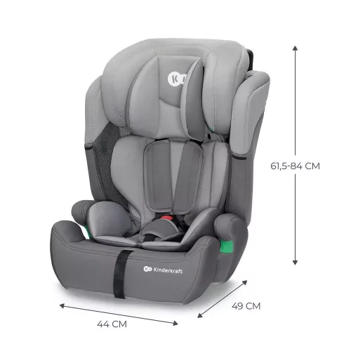 Kinderkraft gyerekülés Comfort Up i-Size 76-150cm szürke