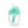 BabyOno itatópohár szívószállal füllel 240ml menta 1464/03