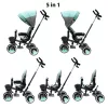 Baby Mix tricikli 5az1-ben RELAX 360° szürke