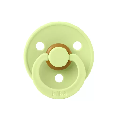 BIBS játszócumi - Colour natúr kaucsuk 6-18 hó matcha 1 db tasakban