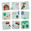 Fillikid szivacspuzzle szõnyeg Farm 93x93cm 9db 3307-01