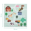 Fillikid szivacspuzzle szõnyeg Farm 93x93cm 9db 3307-01